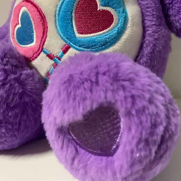 Care Bears Plush Purple Share Bear Stuffed Animal Unlock The Magic Toy Basic Fun - Picture 11 of 12